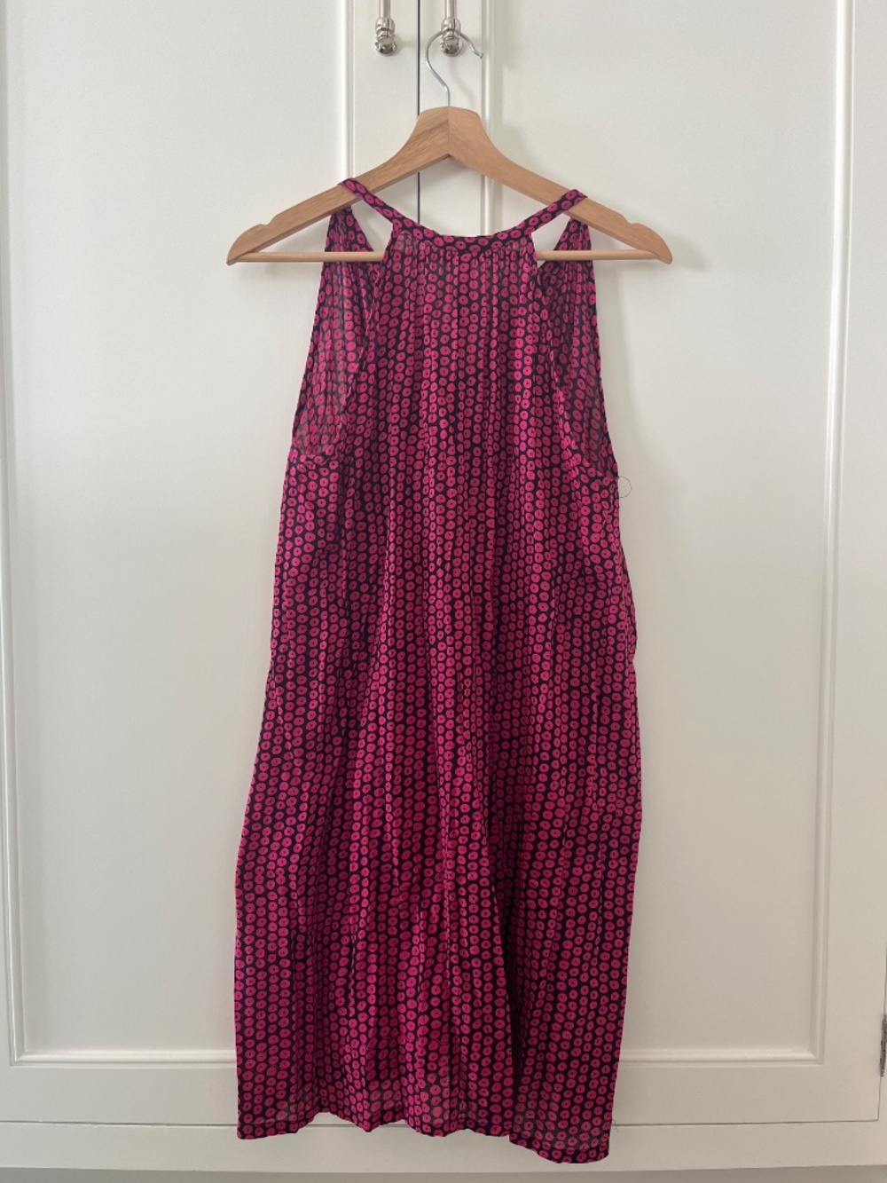 Patterned Babydoll Dress - Picture 2 of 3
